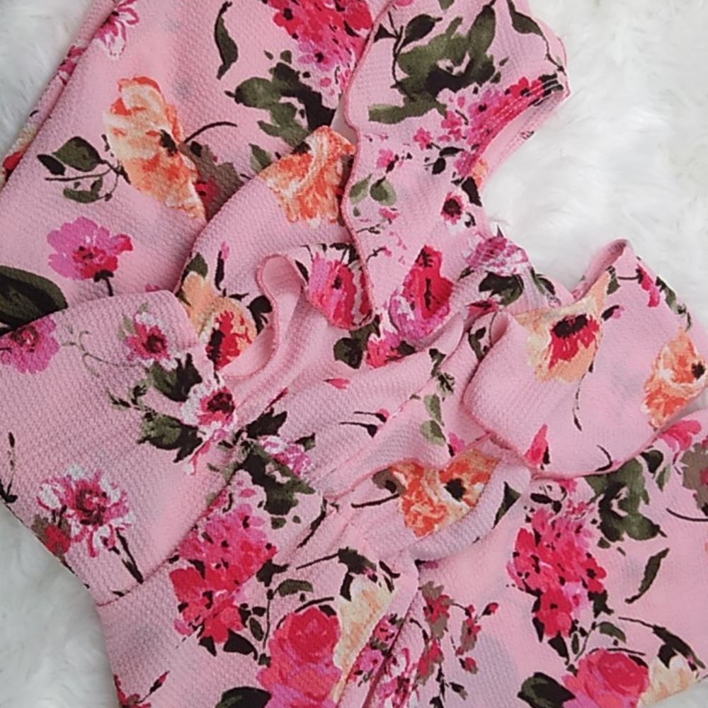 Floral print jumpsuit